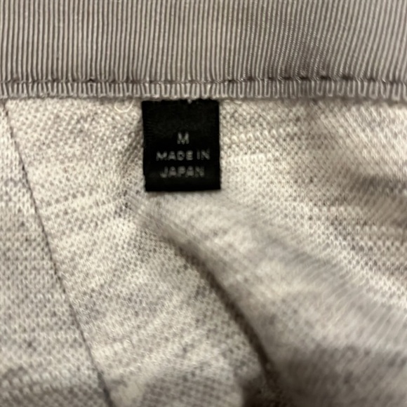 🍕🪻ATM skirt midi pinstripe gray white medium CLOSEOUT - Picture 3 of 10